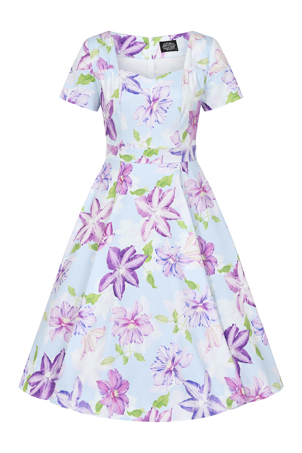 Erin Floral Swing Dress in Plus Size